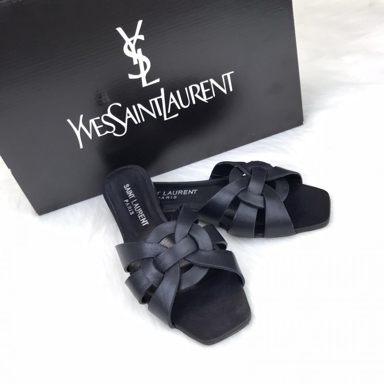 YVES SAİNT LAURENT TRİBUTE FLAT TERLİK SİYAH 